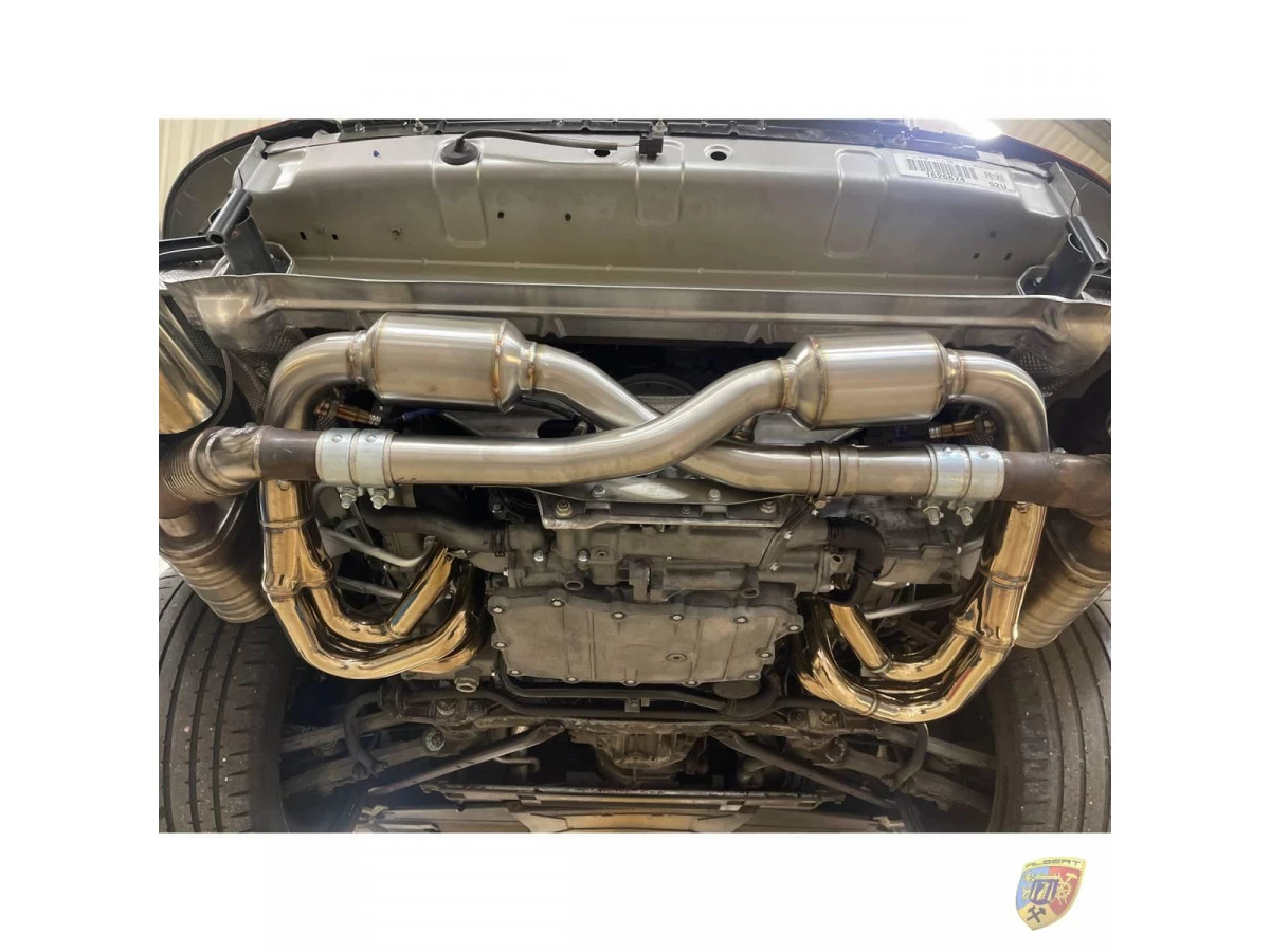 996 - 997.1 Carrera 200 Zeller catalizzatori sportivi in acciaio inox per Porsche 911 | Albert Motorsport