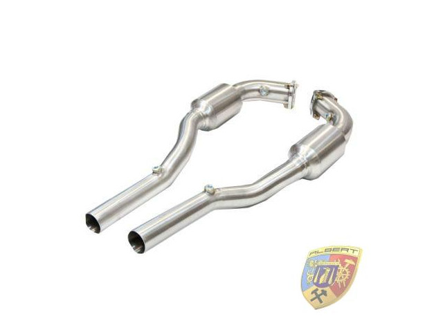 996 - 997.1 Catalizadores deportivos Carrera 200 Zeller de acero inoxidable para Porsche 911 2