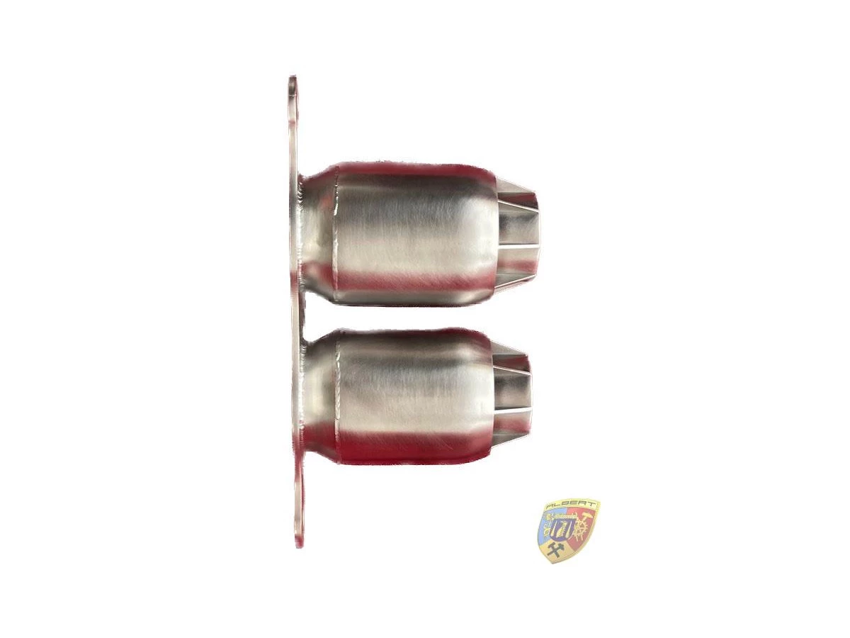 997 - 991 - 992 GT3 - RS - Cup tailpipe in RSR style stainless steel for Porsche 911 – Albert Motorsport