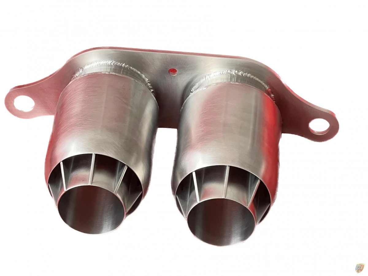 997 - 991 - 992 GT3 - RS - Cup tailpipe in RSR style stainless steel for Porsche 911 – Albert Motorsport