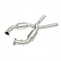 996 - 997.1 Carrera 200 Catalyseurs sportifs Zeller en acier inoxydable pour Porsche 911