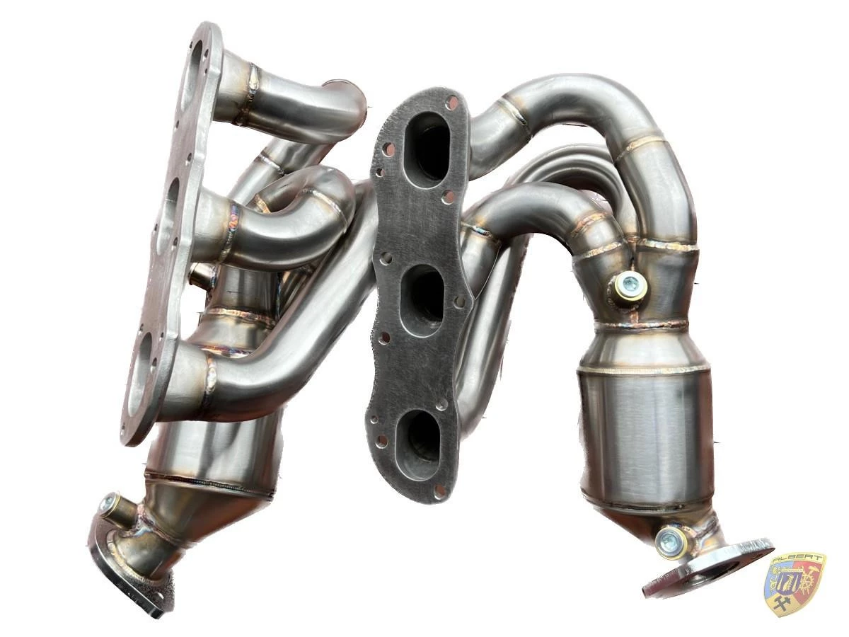 Colector de potencia más catalizador para Porsche 2.7 - 3.4 - 3.8 Boxster Cayman 981 | Albert Motorsport