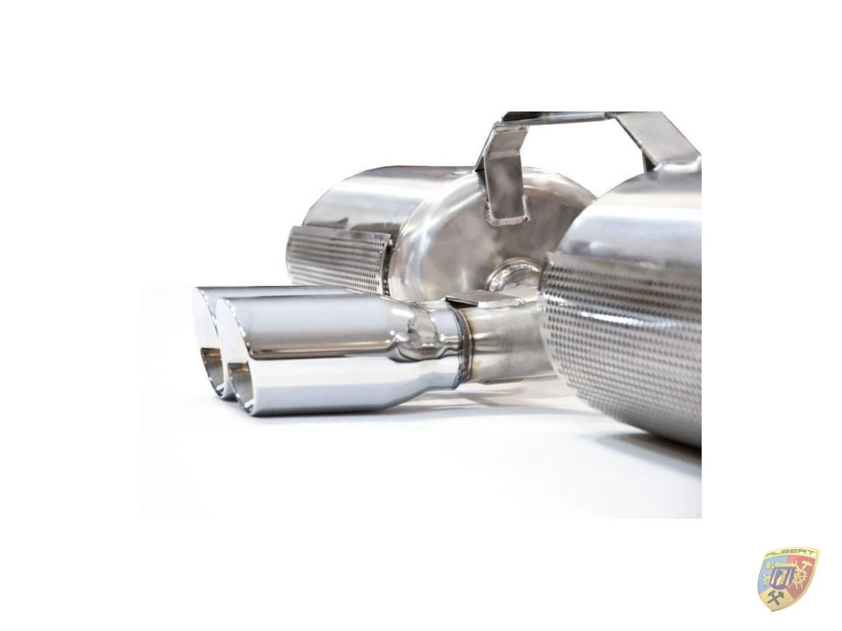 986 Boxster sports exhaust polished stainless steel for Porsche – Albert Motorsport