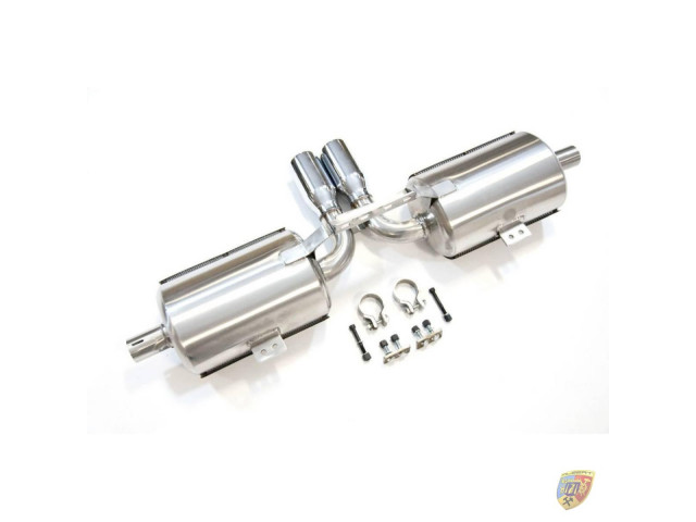 986 Boxster sports exhaust polished stainless steel for Porsche 2