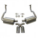 987.1 Boxster - Cayman sports exhaust stainless steel for Porsche