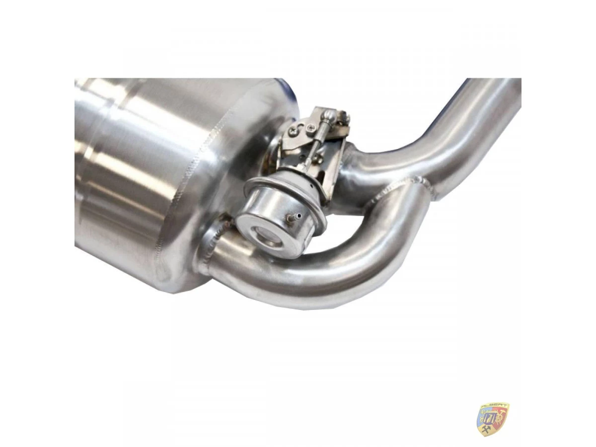 987.1 Boxster - Escape de aleta Cayman en acero inoxidable para Porsche | Albert Motorsport