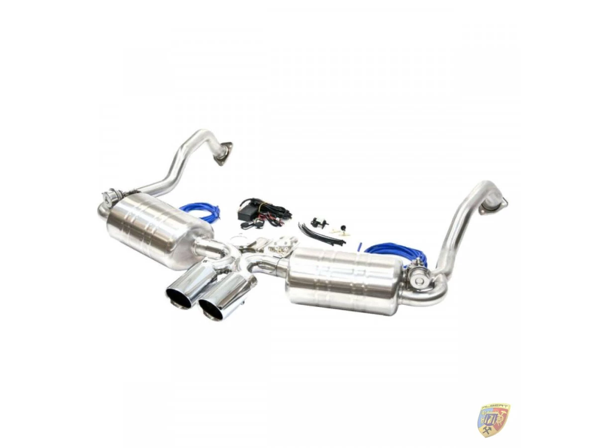 987.1 Boxster - Escape de aleta Cayman en acero inoxidable para Porsche | Albert Motorsport