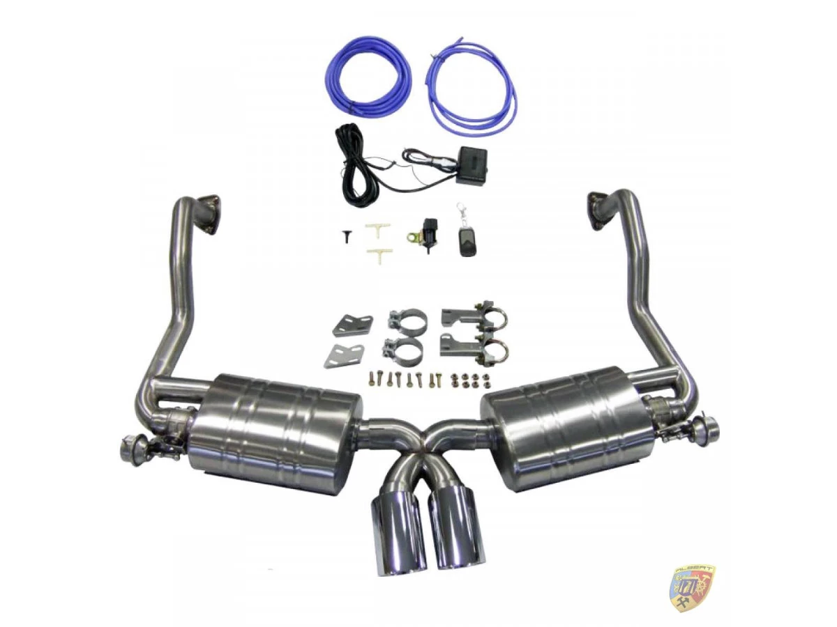 987.2 Boxster - Cayman Flap Échappement en acier inoxydable pour Porsche | Albert Motorsport