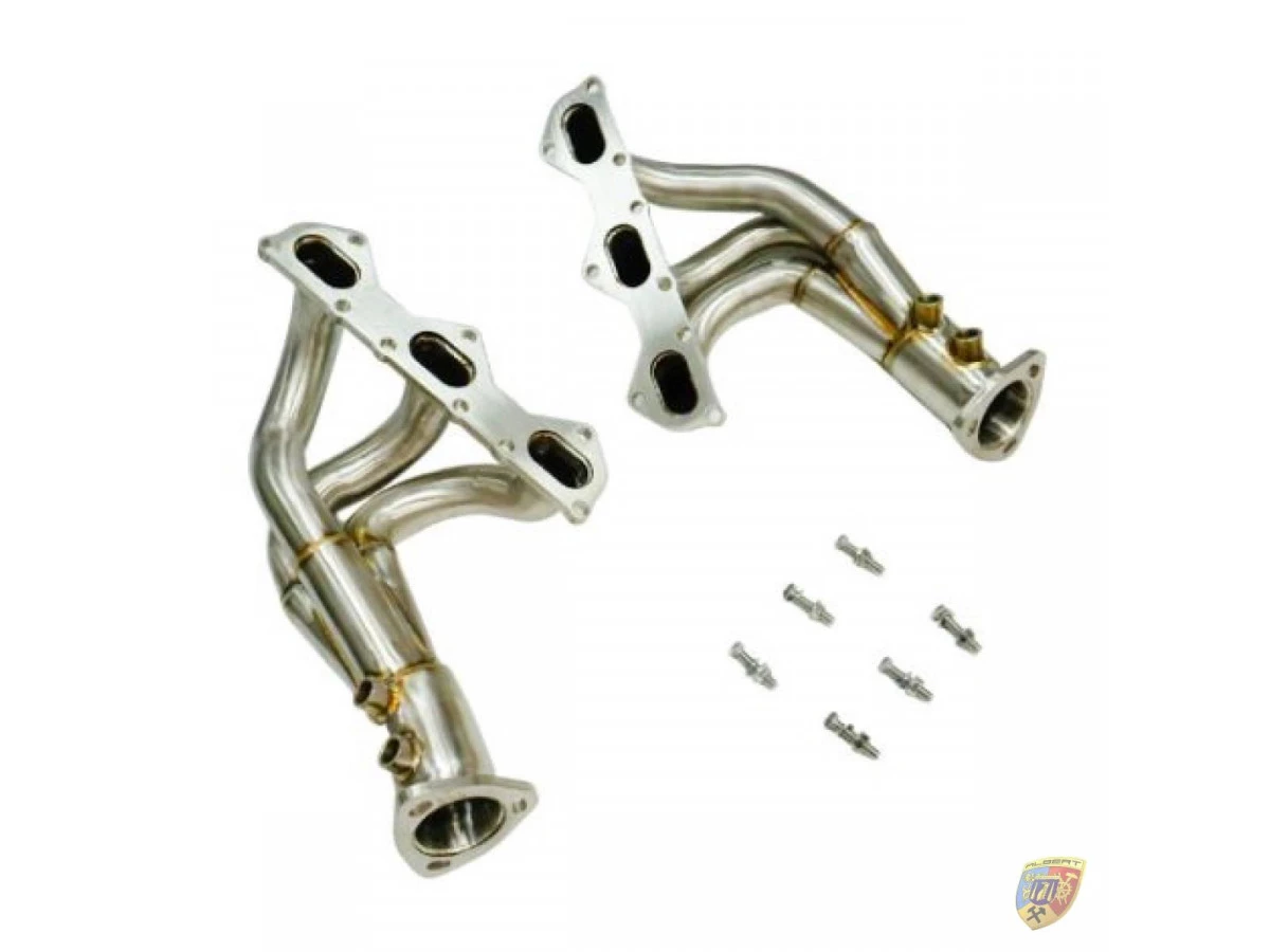 Collecteur 718 - 982 Cayman GT4 sans catalyseur pour Porsche de course | Albert Motorsport