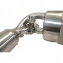 997.1 Turbo - GT2 flap exhaust made of stainless steel electronic circuit Porsche 911