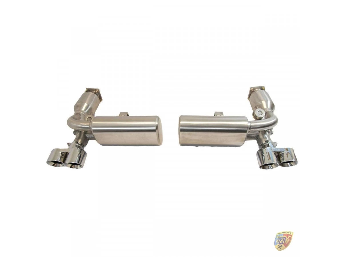 Circuito electrónico de escape con aleta de acero inoxidable 997.1 Turbo - GT2 Porsche 911 | Albert Motorsport