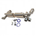 997.1 Turbo - GT2 flap exhaust made of stainless steel electronic circuit Porsche 911