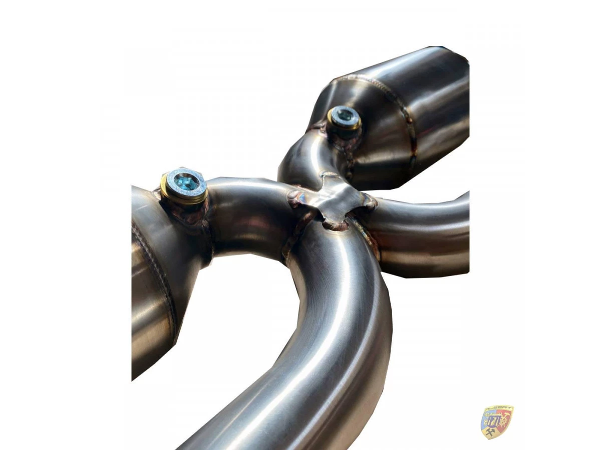 997.2 Carrera X-Pipe 200 cell exhaust stainless steel for Porsche 911 – Albert Motorsport