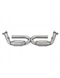 997.2 Carrera X-Pipe 200 Zeller échappement en acier inoxydable pour Porsche 911 | Albert Motorsport