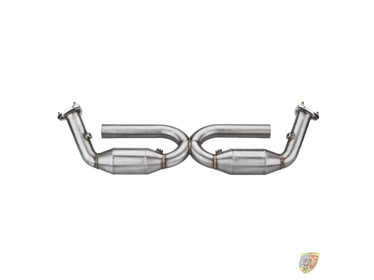 997.2 Carrera X-Pipe 200 Zeller échappement en acier inoxydable pour Porsche 911 | Albert Motorsport